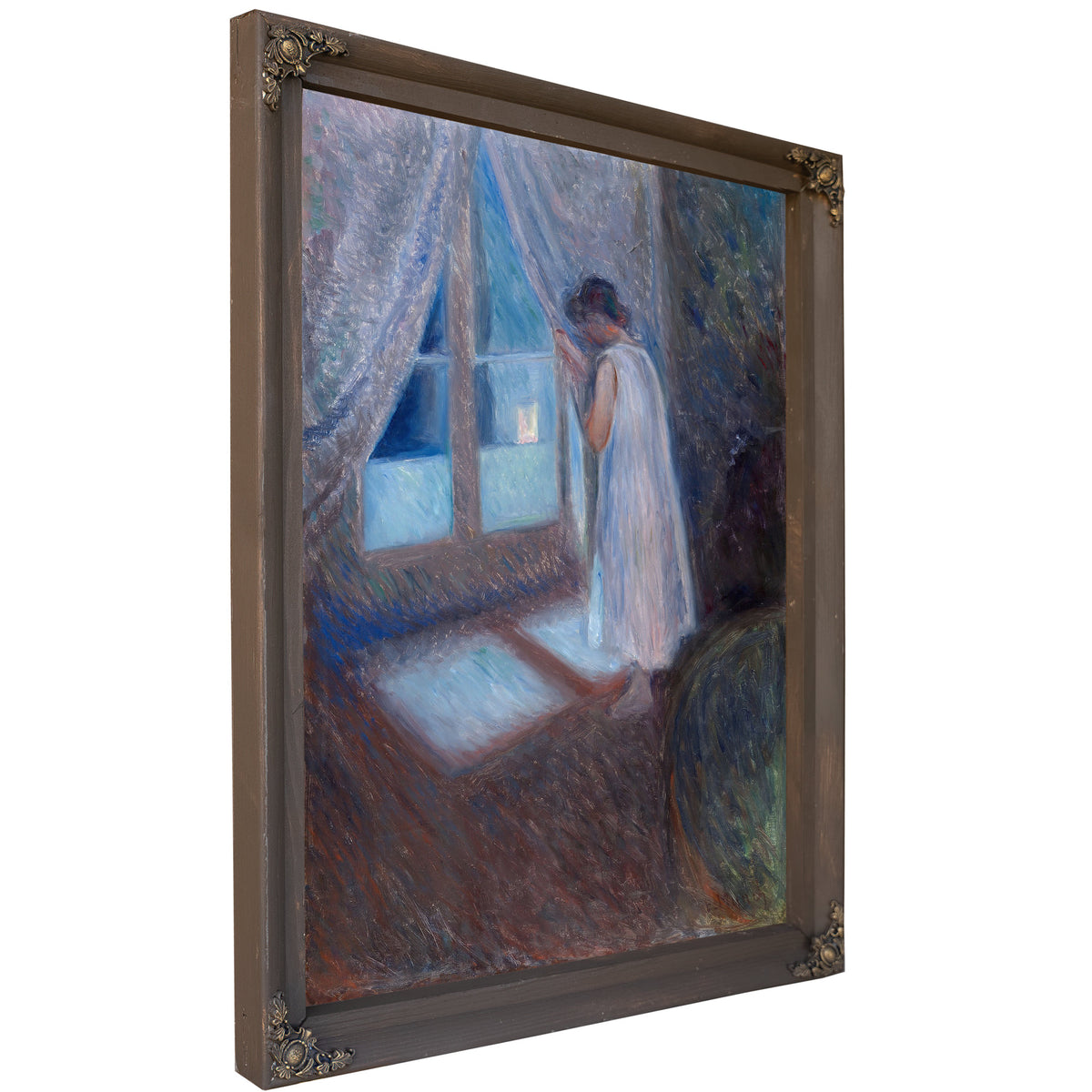 The Girl the Window 1893 By Edvard Munch