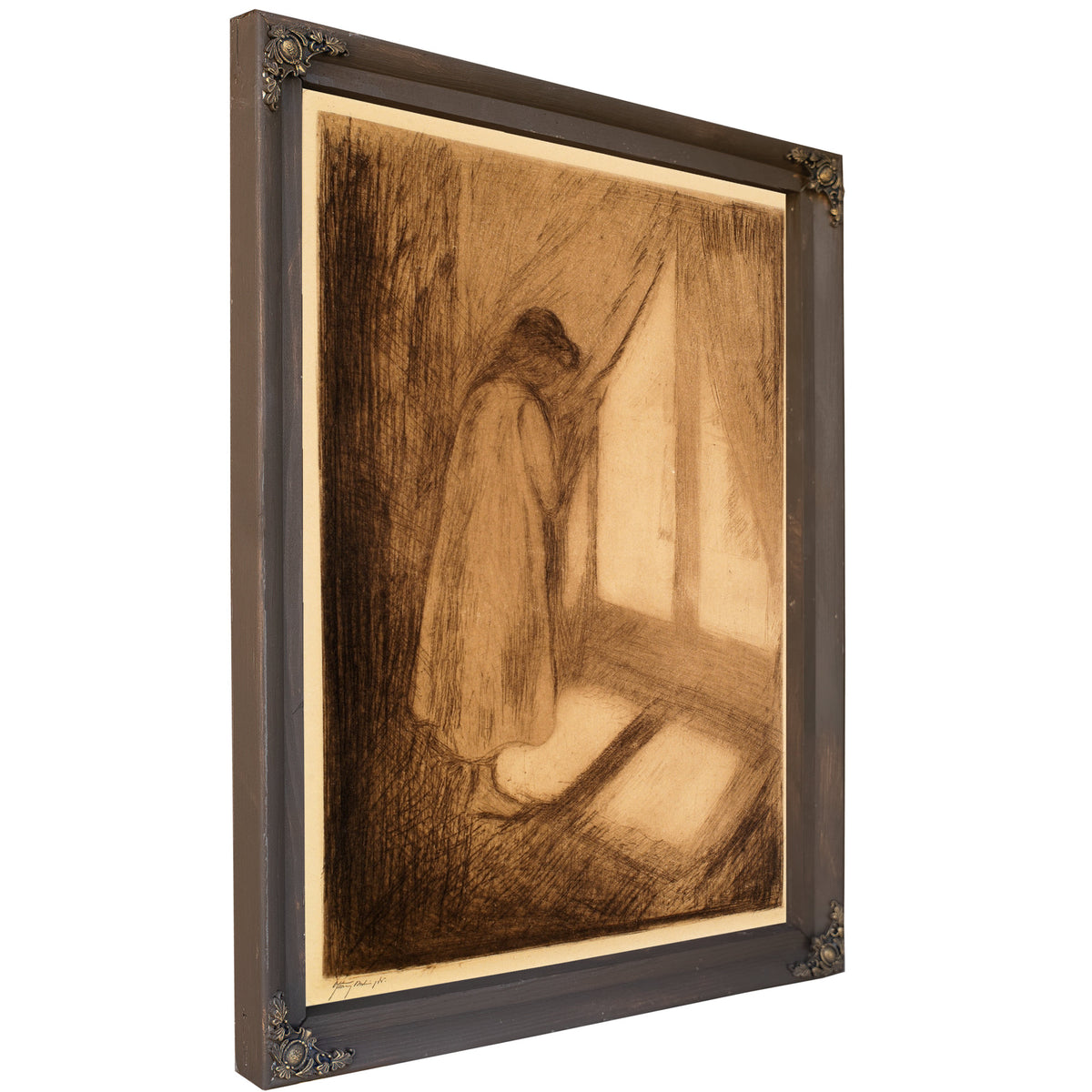 The Girl the Window 1994 By Edvard Munch