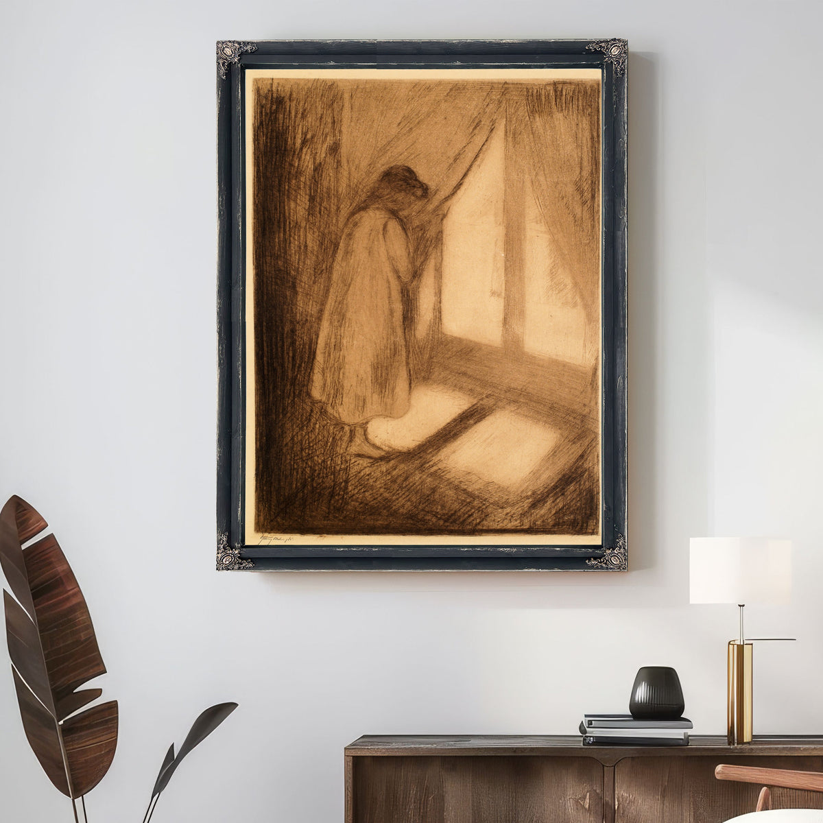 The Girl the Window 1994 By Edvard Munch