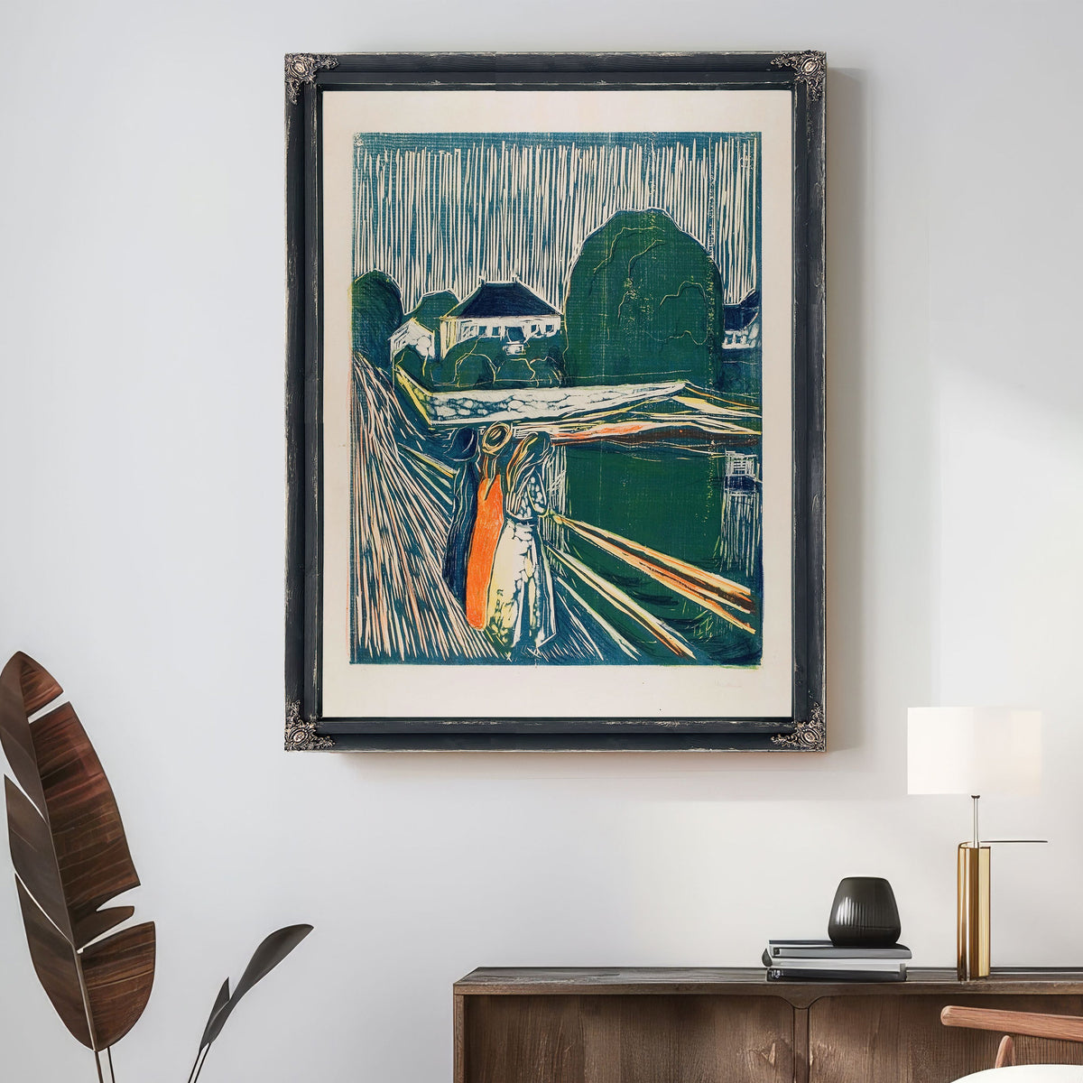 The Girls the Bridge 1918 By Edvard Munch