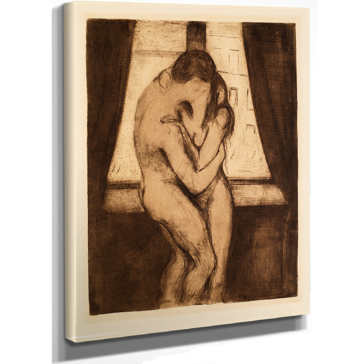 The Kiss 1984 By Edvard Munch