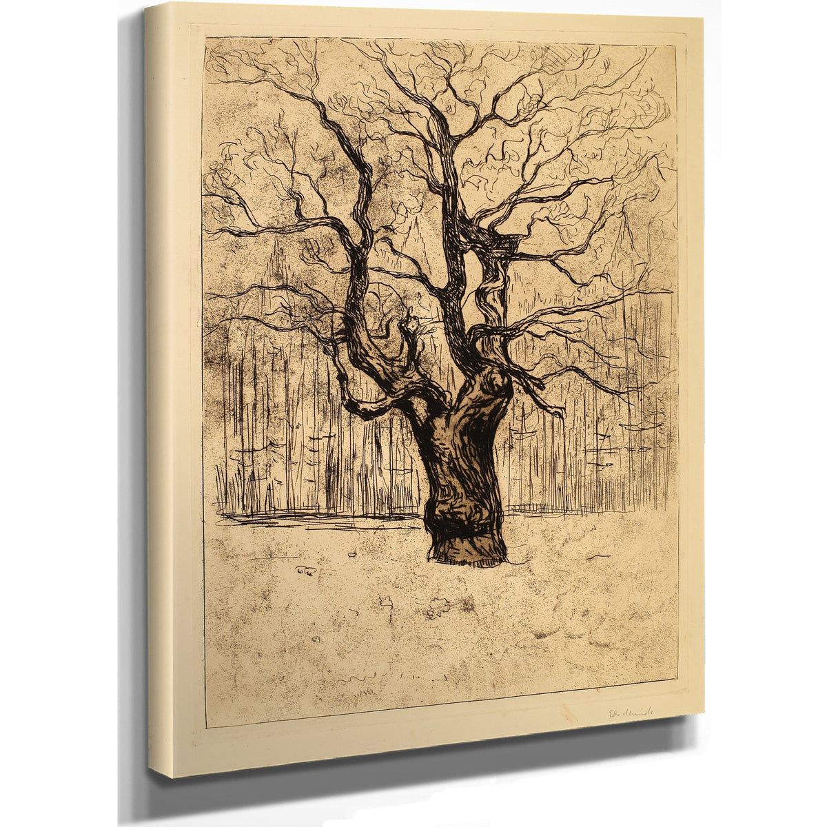 The Oak By Edvard Munch