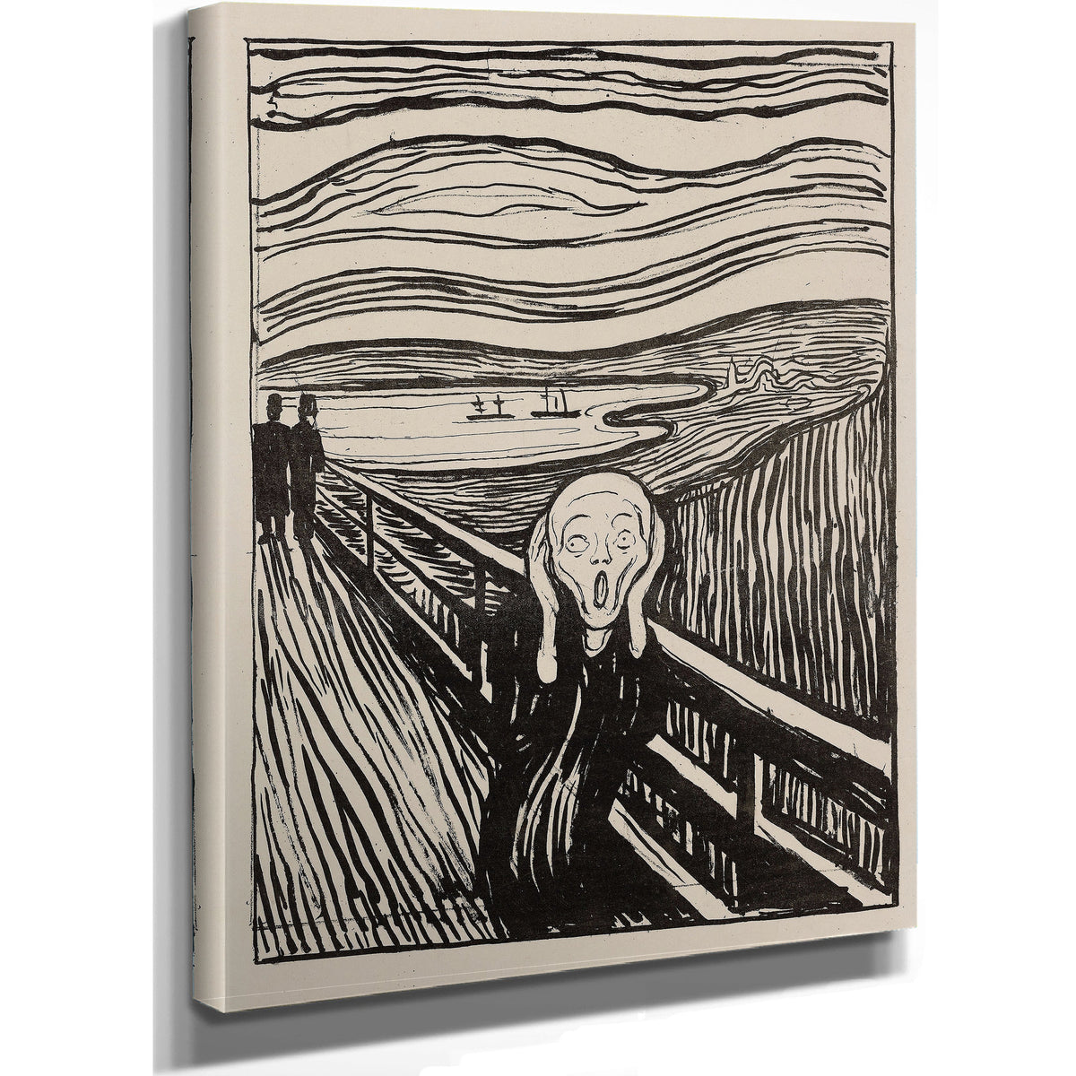 The Scream 1895 02 By Edvard Munch