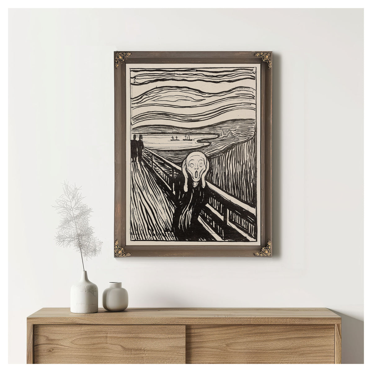 The Scream 1895 02 By Edvard Munch