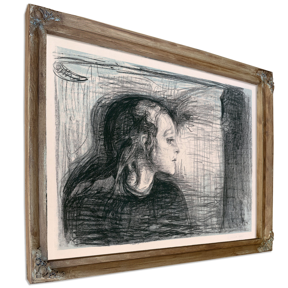 The Sick Child I 1896 By Edvard Munch