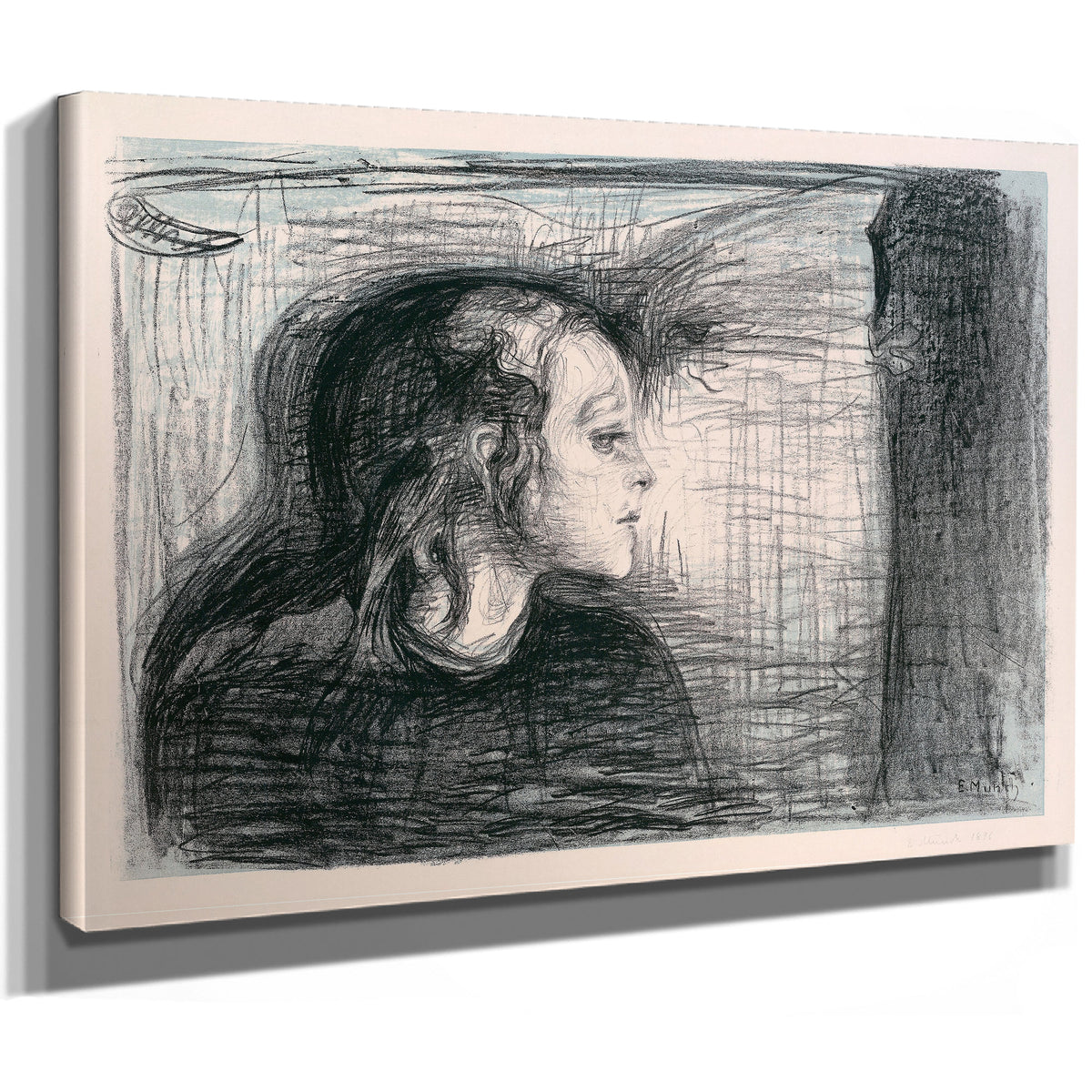 The Sick Child I 1896 By Edvard Munch