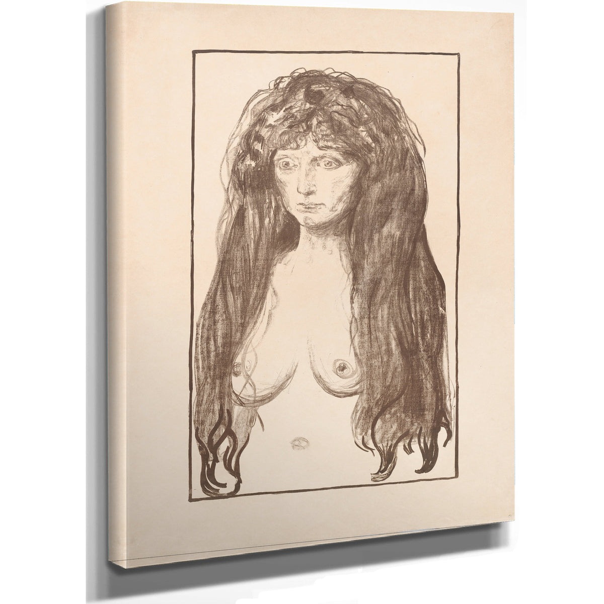The Sin 1902 By Edvard Munch