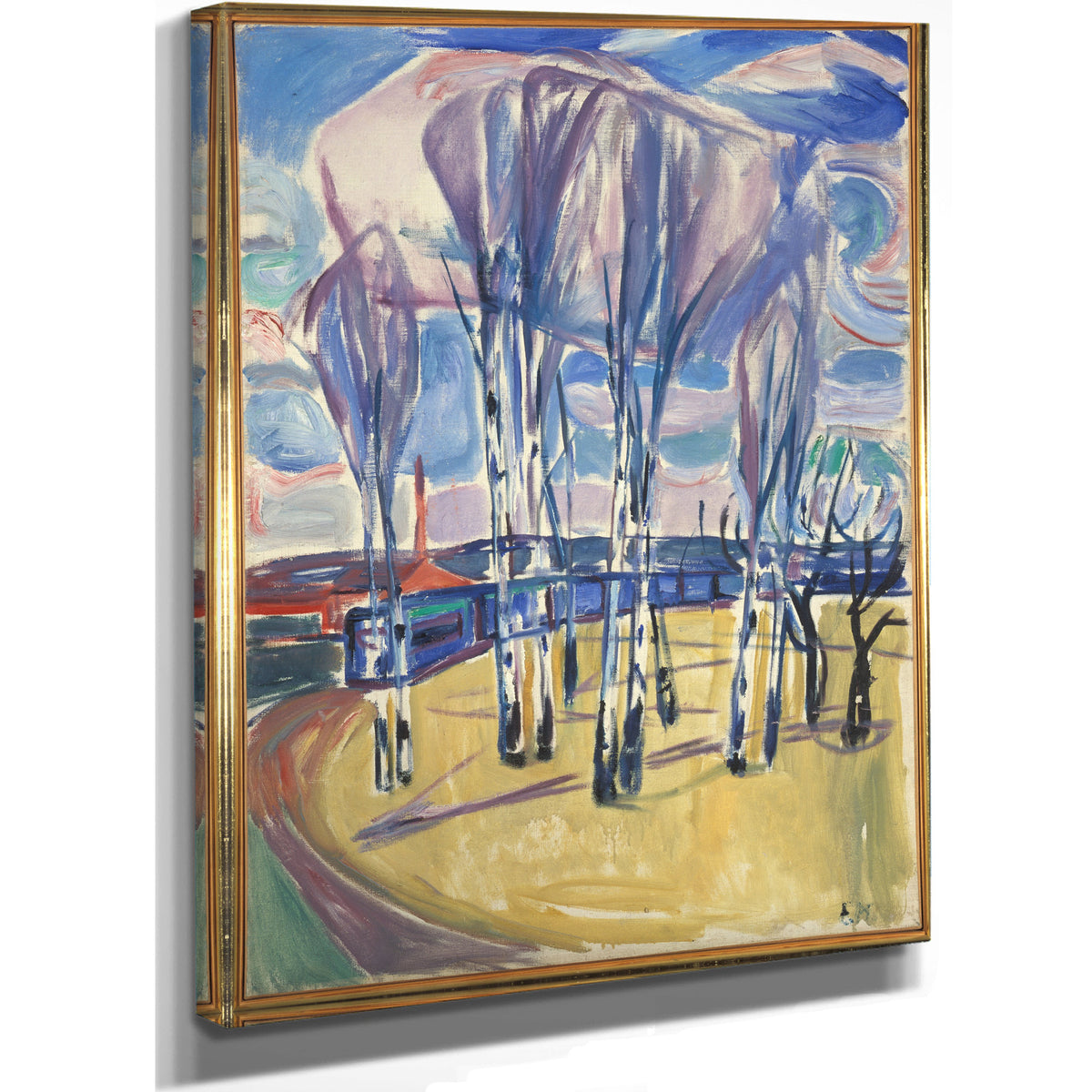 The Tram Loop Skyen 192030 By Edvard Munch