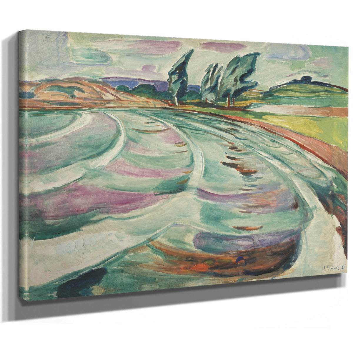 The Wave 1931 By Edvard Munch