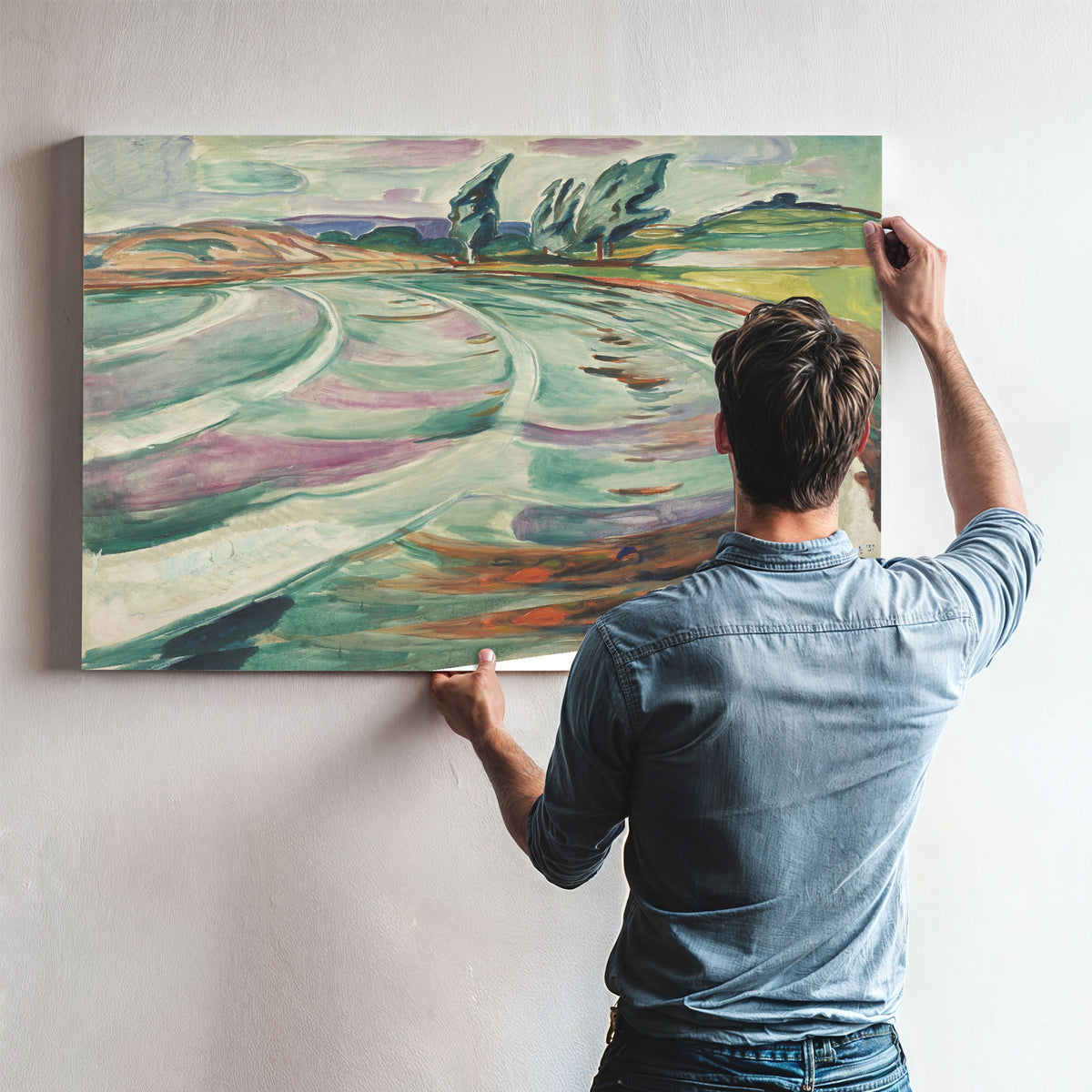 The Wave 1931 By Edvard Munch