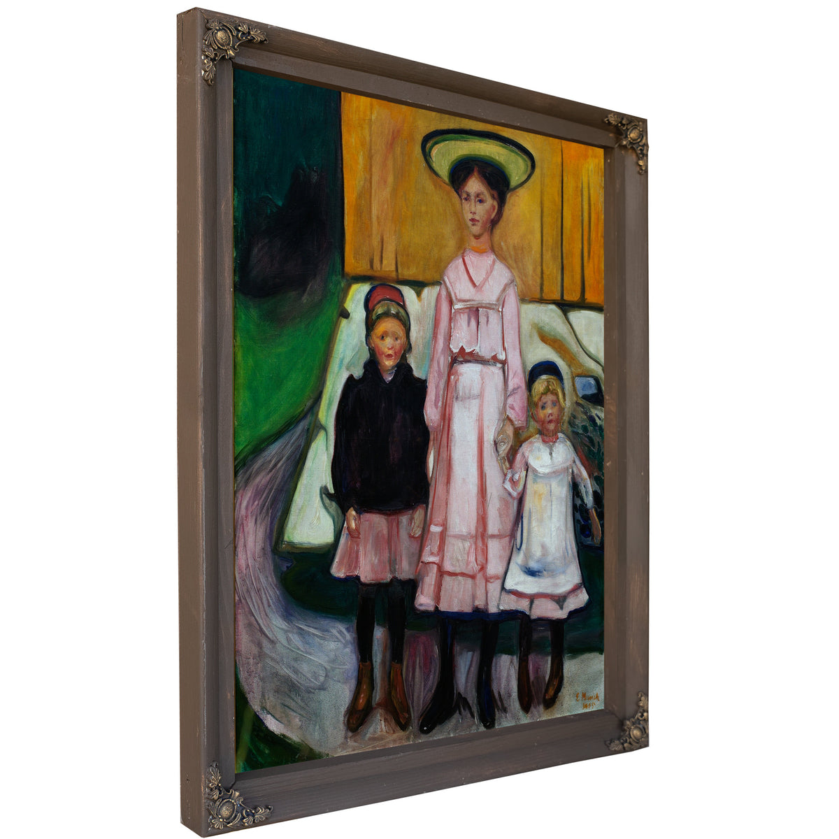 Three Children 1905 By Edvard Munch