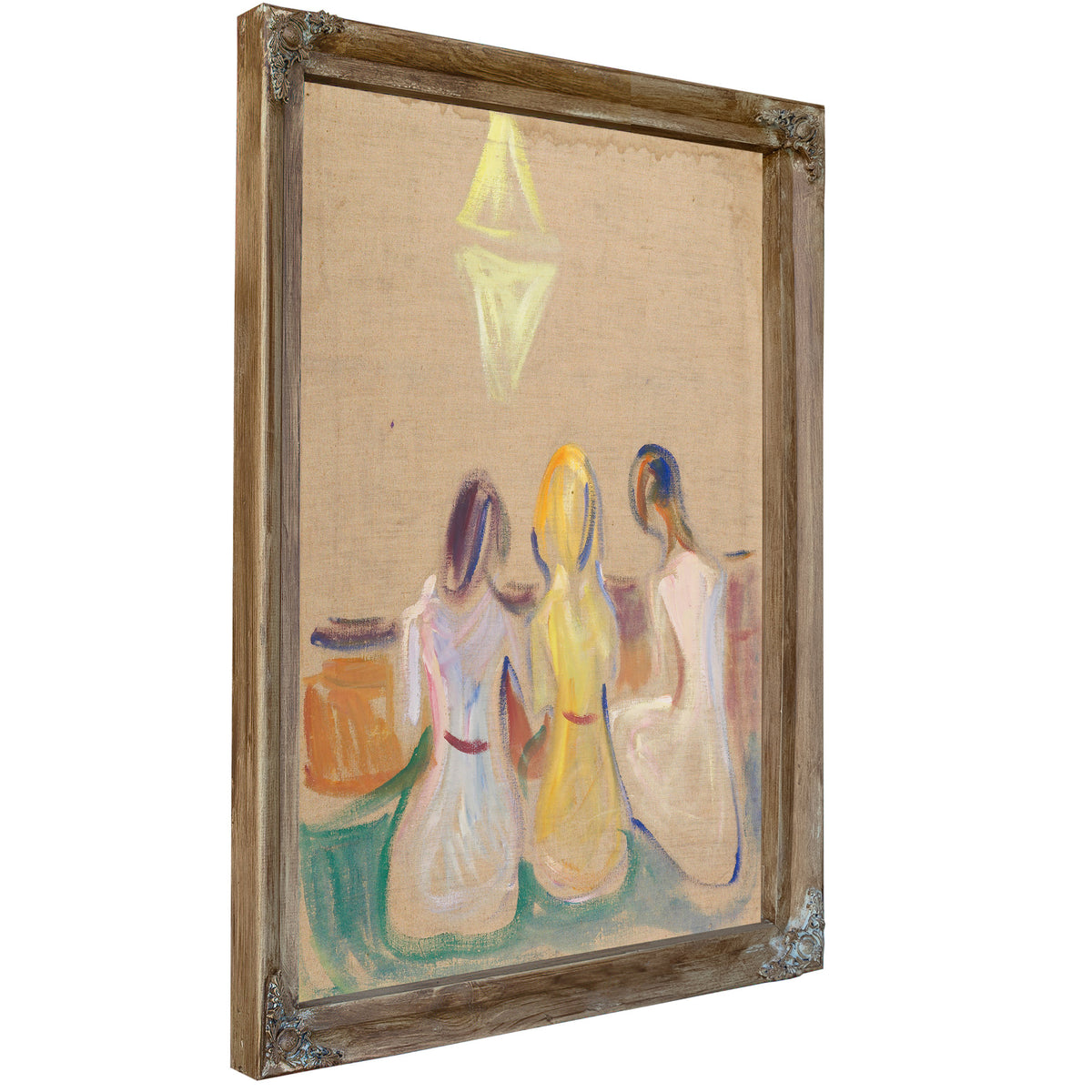 Three Seated Young Women 190607 By Edvard Munch