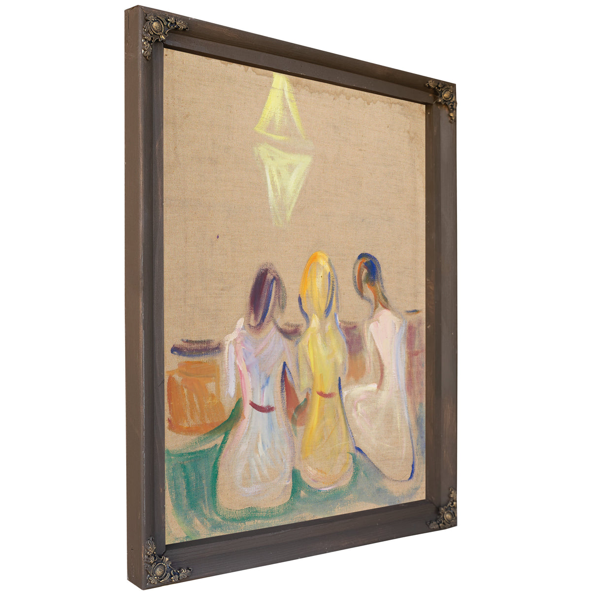 Three Seated Young Women 190607 By Edvard Munch