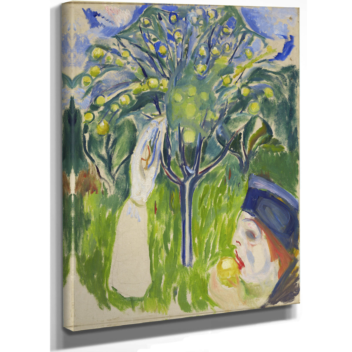 Two Women the Garden 1919 By Edvard Munch