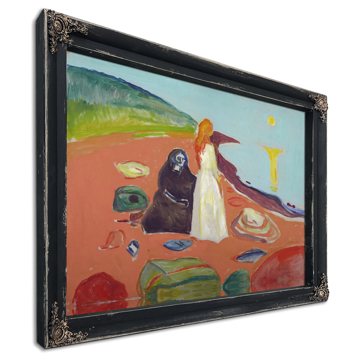 Two Women the Shore Ii 193335 By Edvard Munch