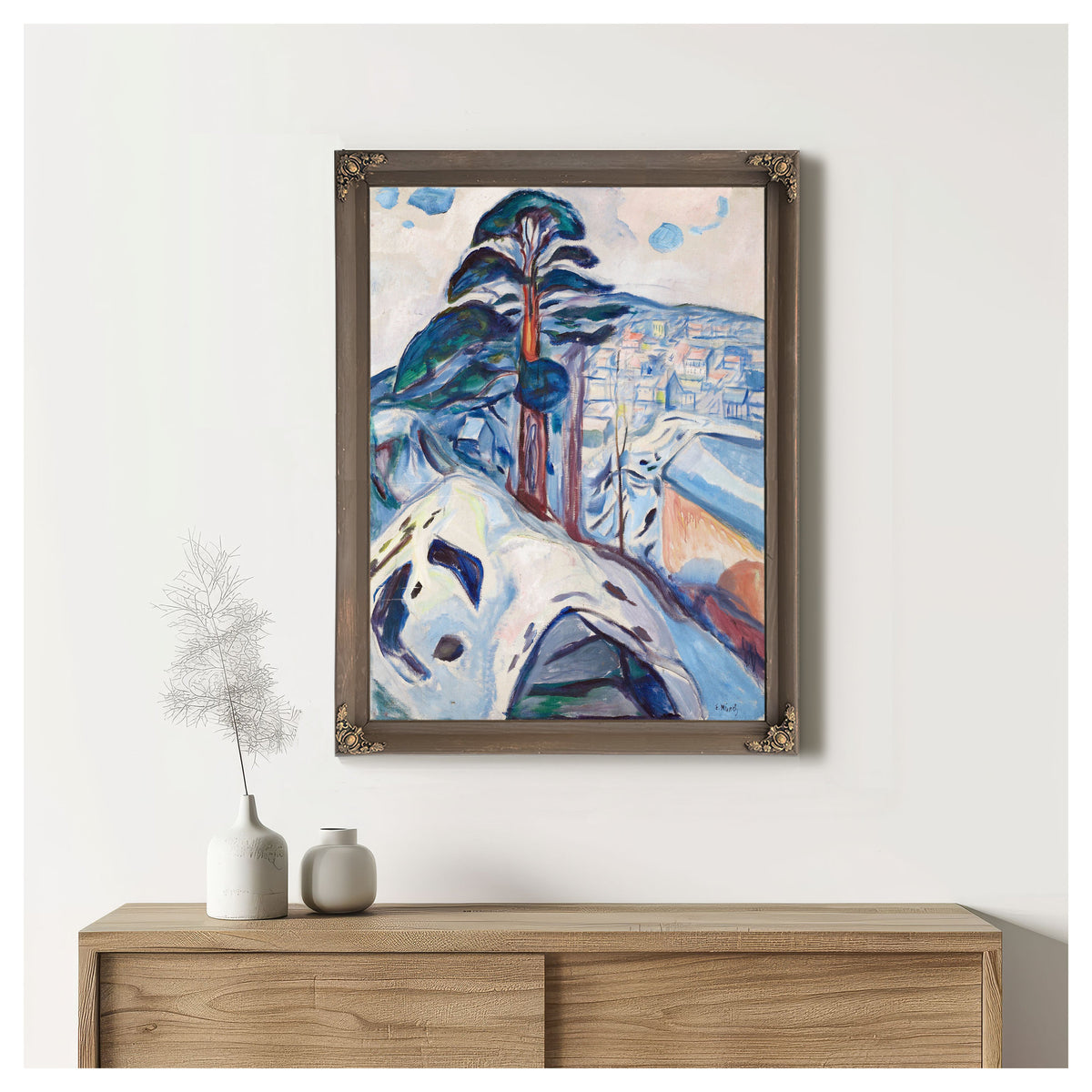 Winter Krager 1916 By Edvard Munch