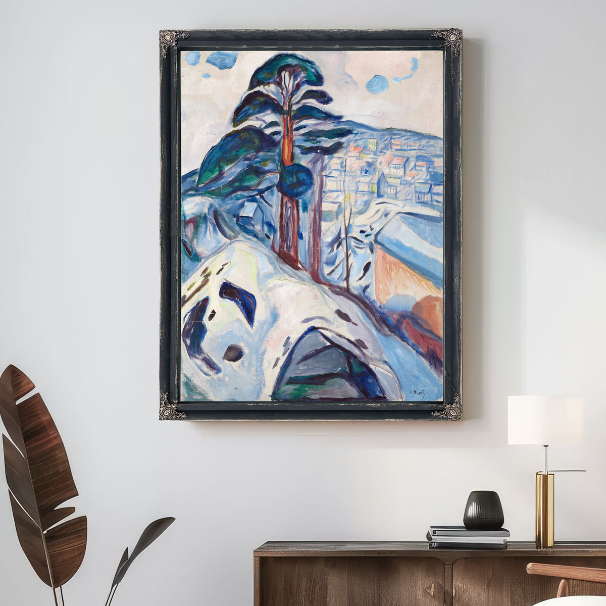 Winter Krager 1916 By Edvard Munch