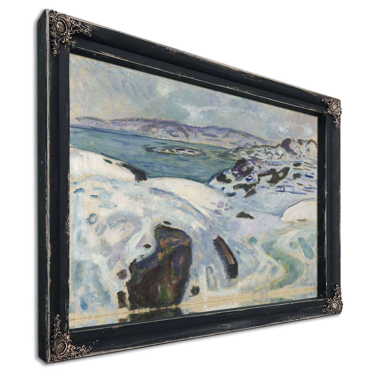 Winter the Fiord 1915 By Edvard Munch