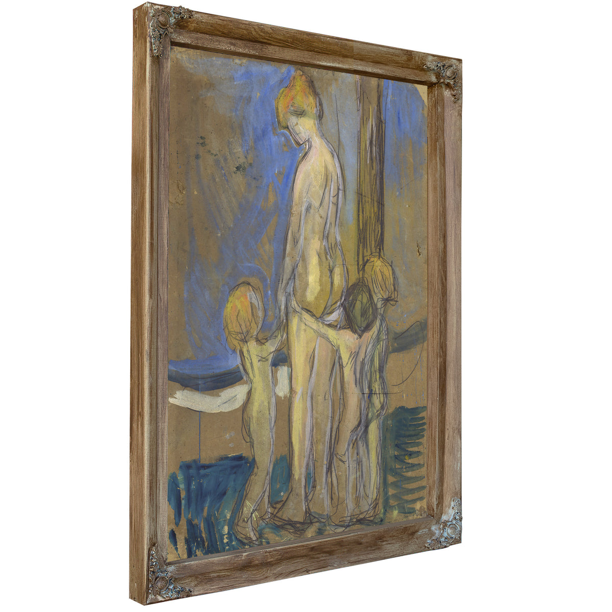 Woman Children 1907 By Edvard Munch