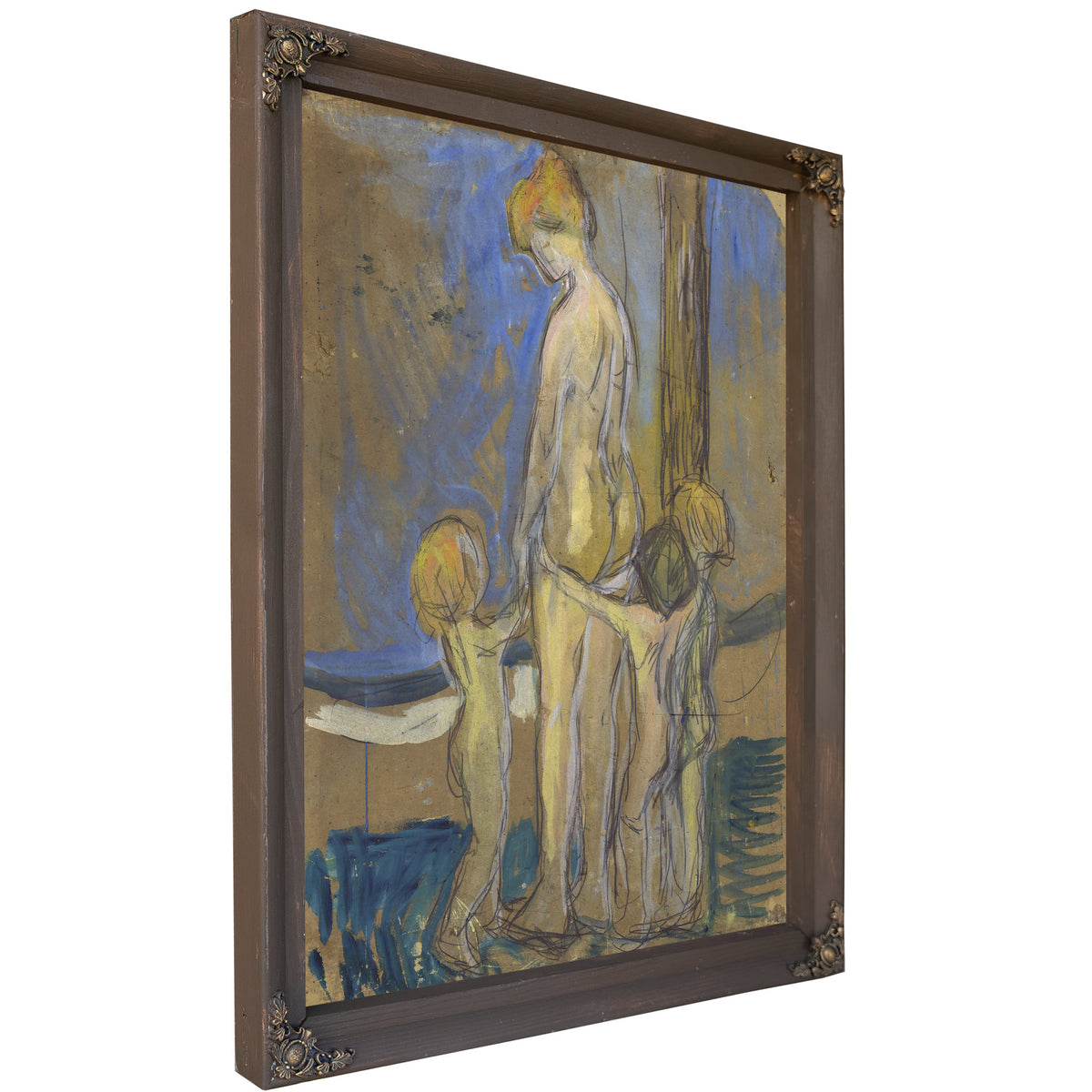 Woman Children 1907 By Edvard Munch