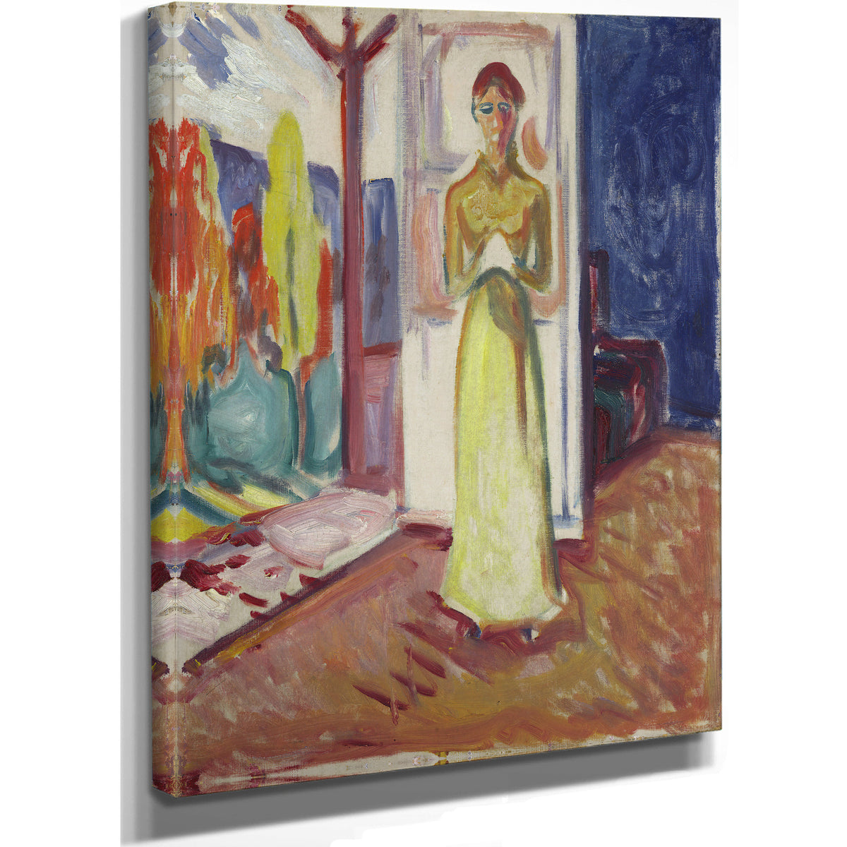 Woman Standing the Doorway 190607 By Edvard Munch