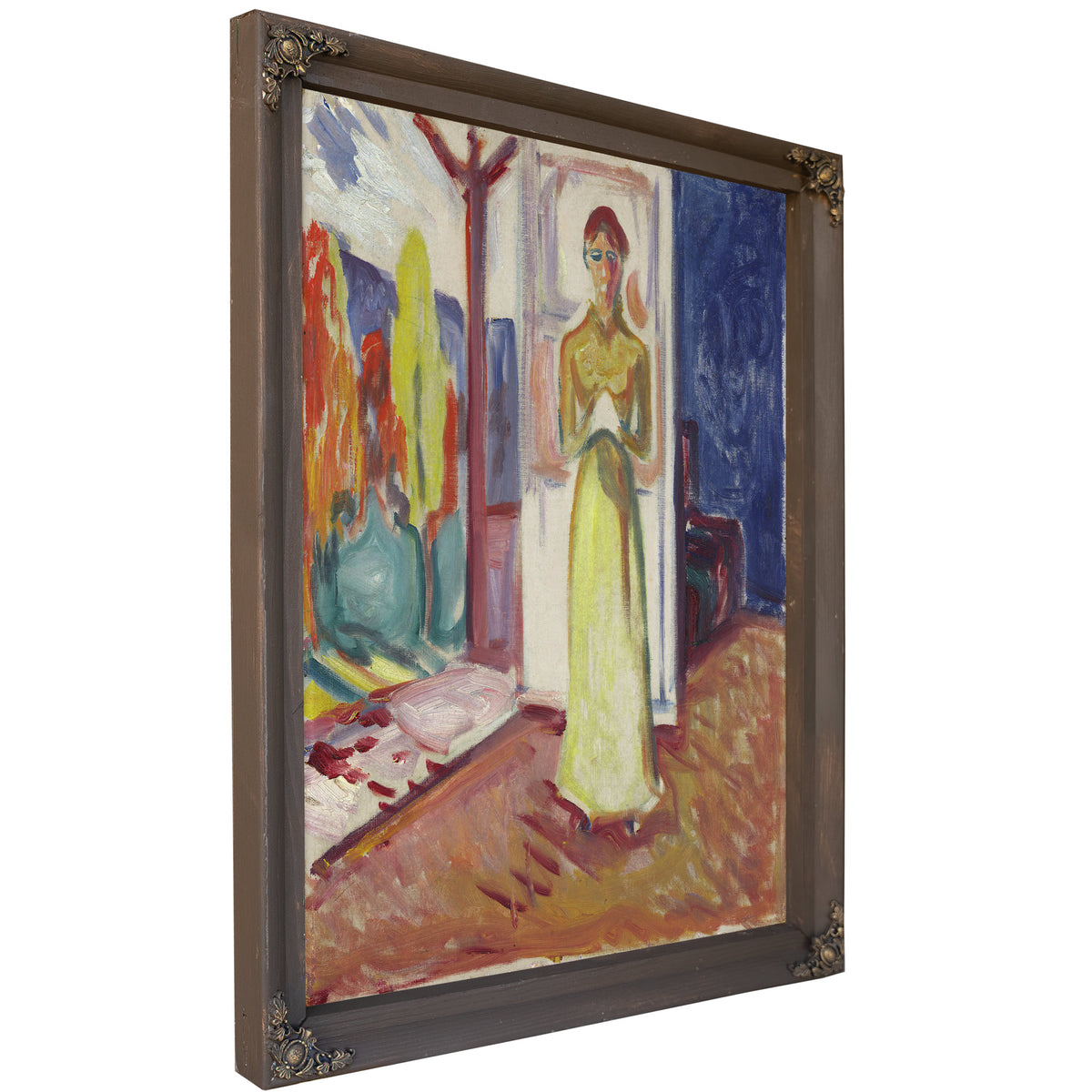 Woman Standing the Doorway 190607 By Edvard Munch