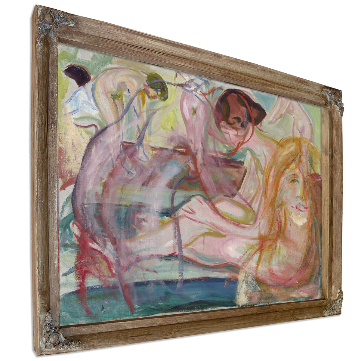 Women the Bath 1917 By Edvard Munch