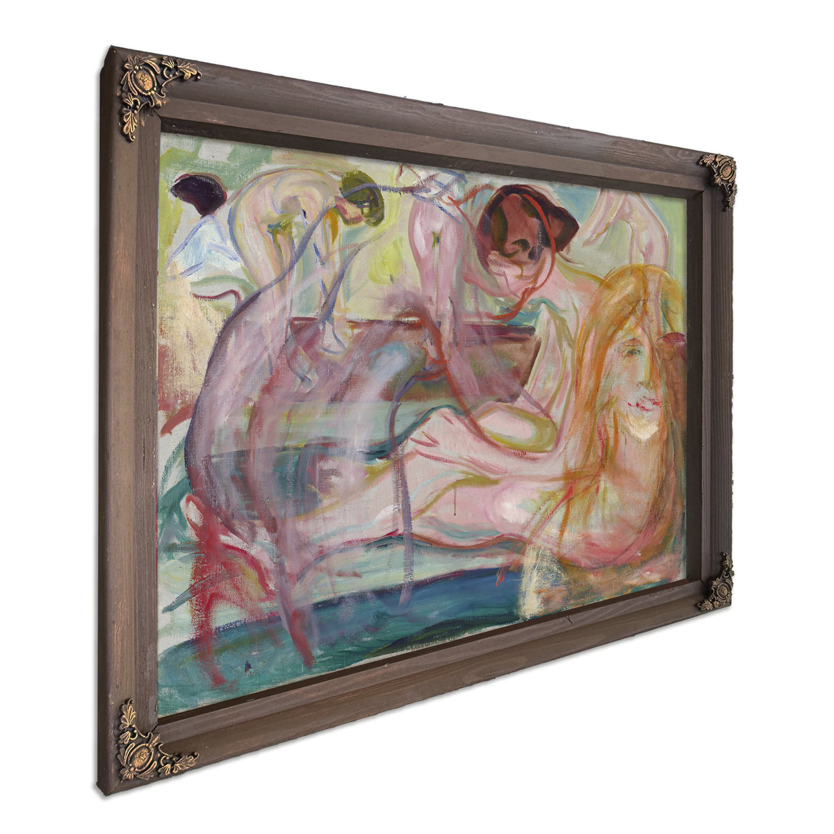 Women the Bath 1917 By Edvard Munch