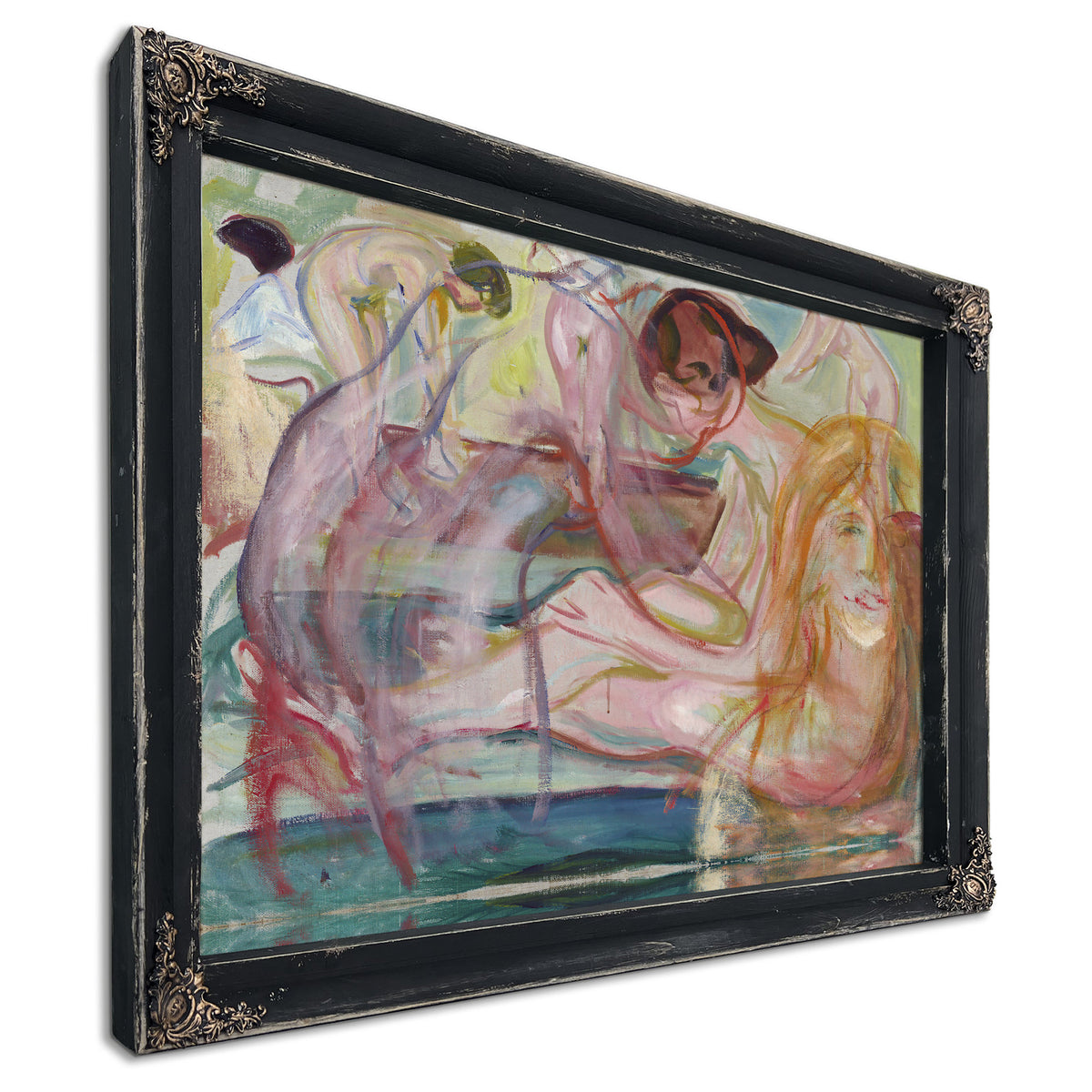 Women the Bath 1917 By Edvard Munch