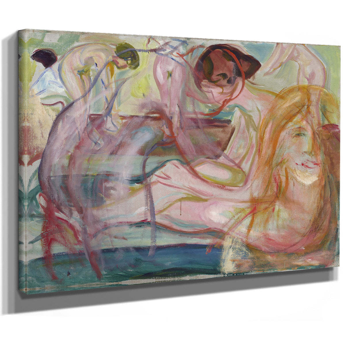 Women the Bath 1917 By Edvard Munch