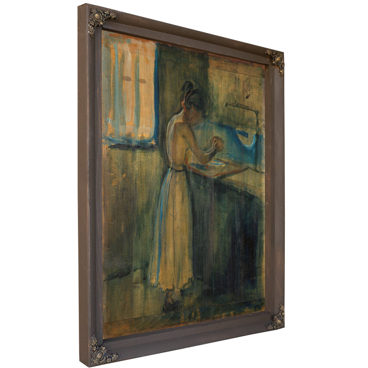 Young Woman Washing Herself 1896 By Edvard Munch