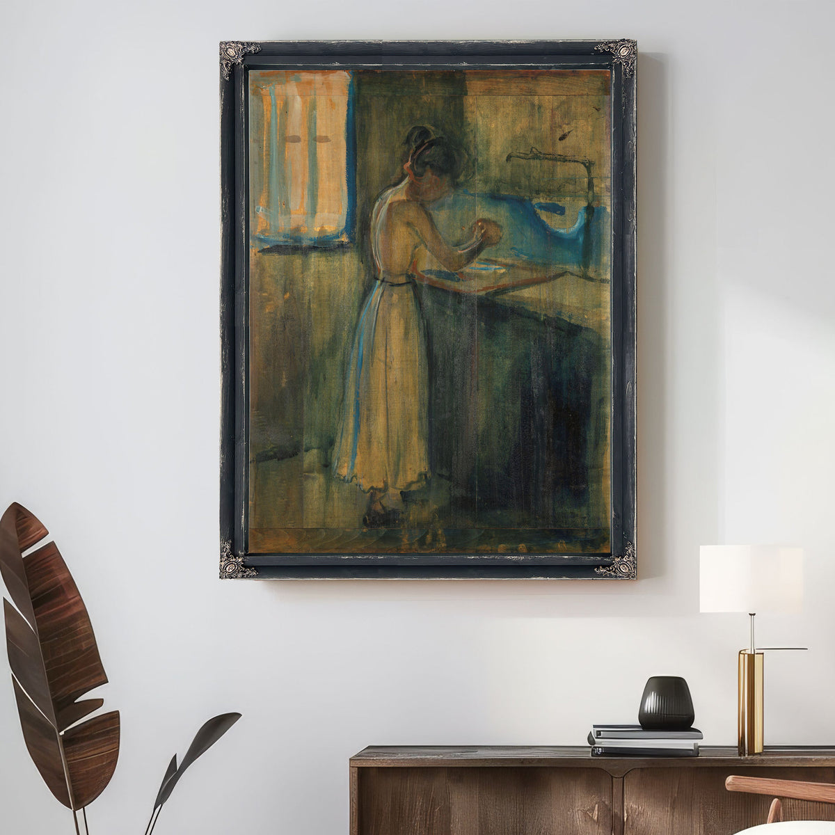 Young Woman Washing Herself 1896 By Edvard Munch