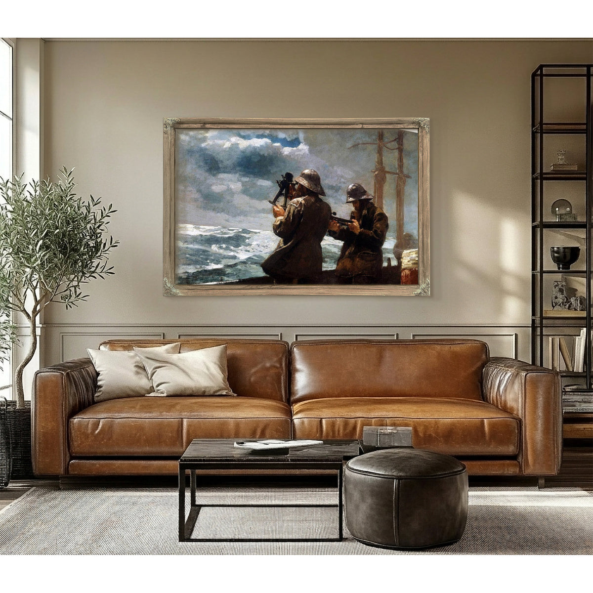 Eight Bells Painting Winslow Homer Canvas Art