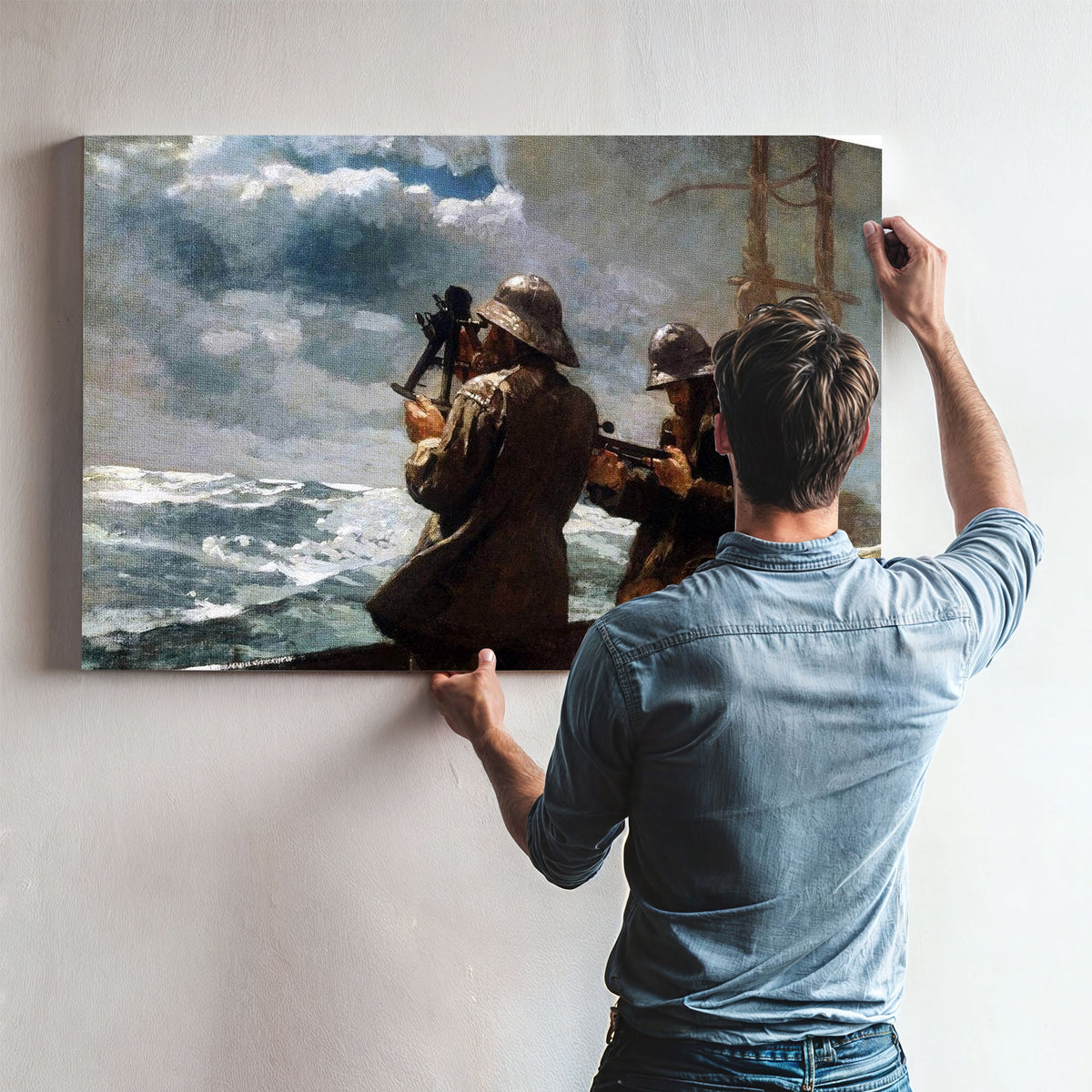 Eight Bells Painting Winslow Homer Canvas Art