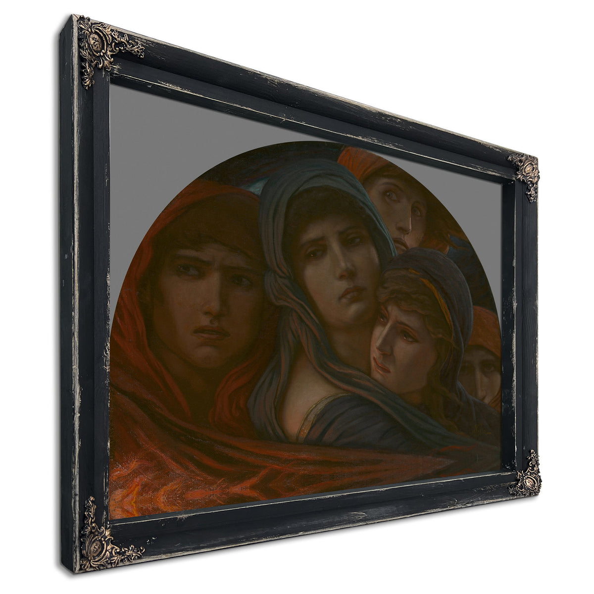 A Glimpse Into Hell Or Fear 1888 98 By Elihu Vedder