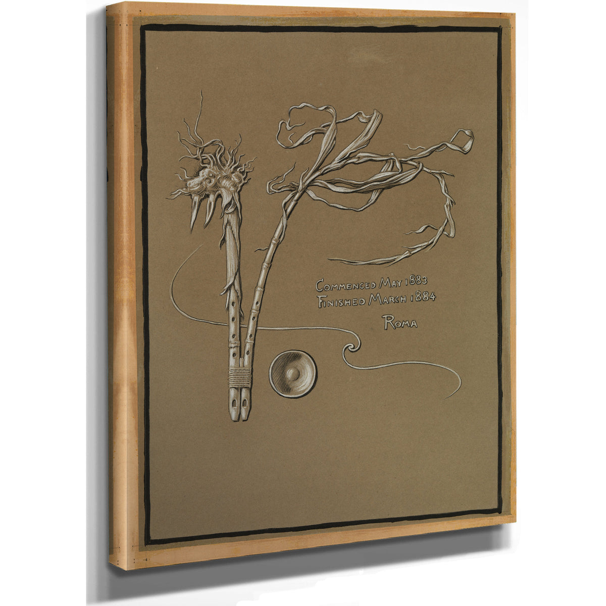 Artists Signature 1883 1884 By Elihu Vedder