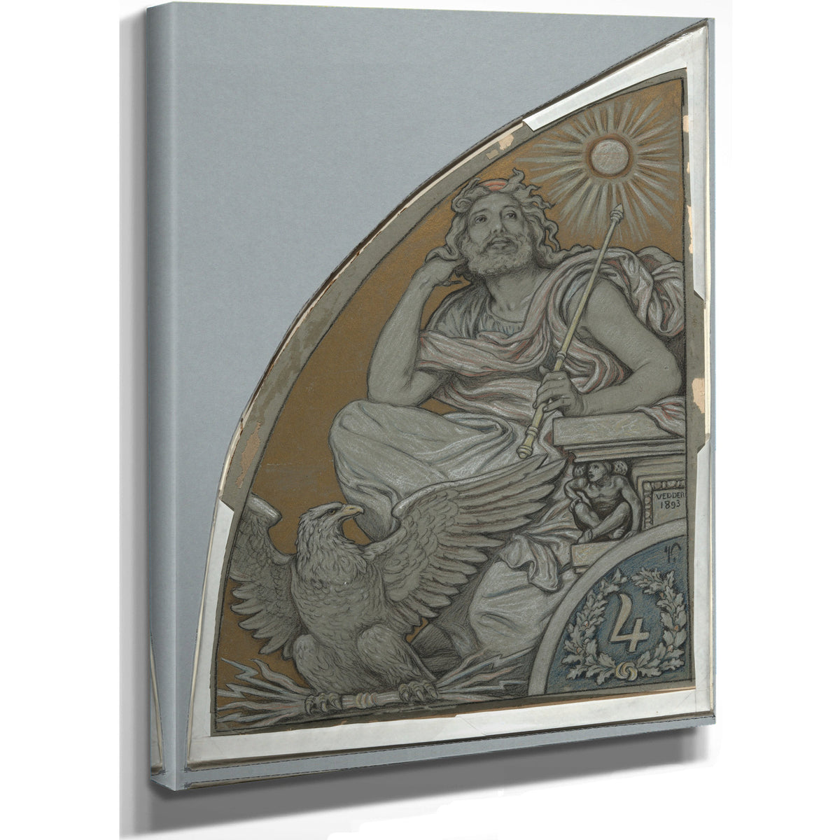 Cartoon Jupiter 1893 By Elihu Vedder