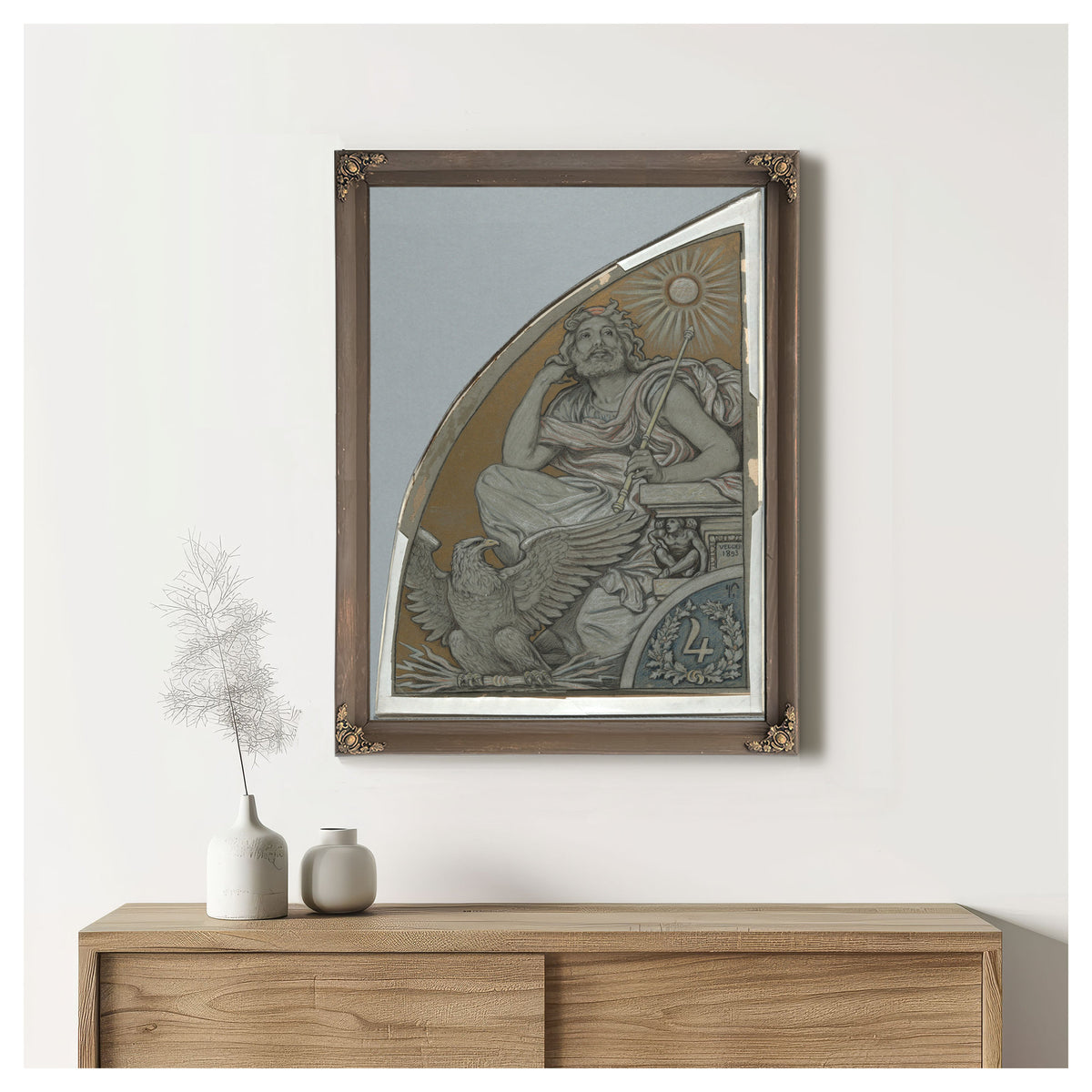Cartoon Jupiter 1893 By Elihu Vedder
