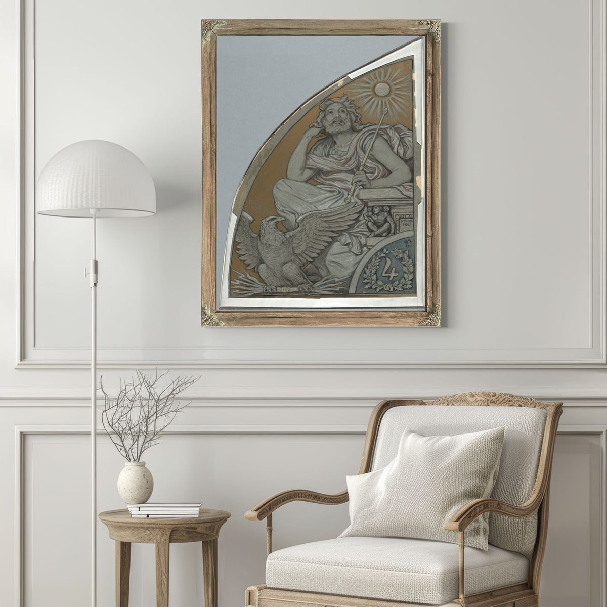 Cartoon Jupiter 1893 By Elihu Vedder