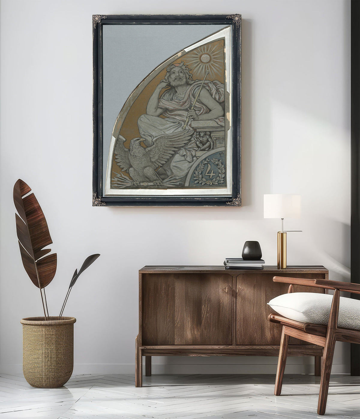 Cartoon Jupiter 1893 By Elihu Vedder