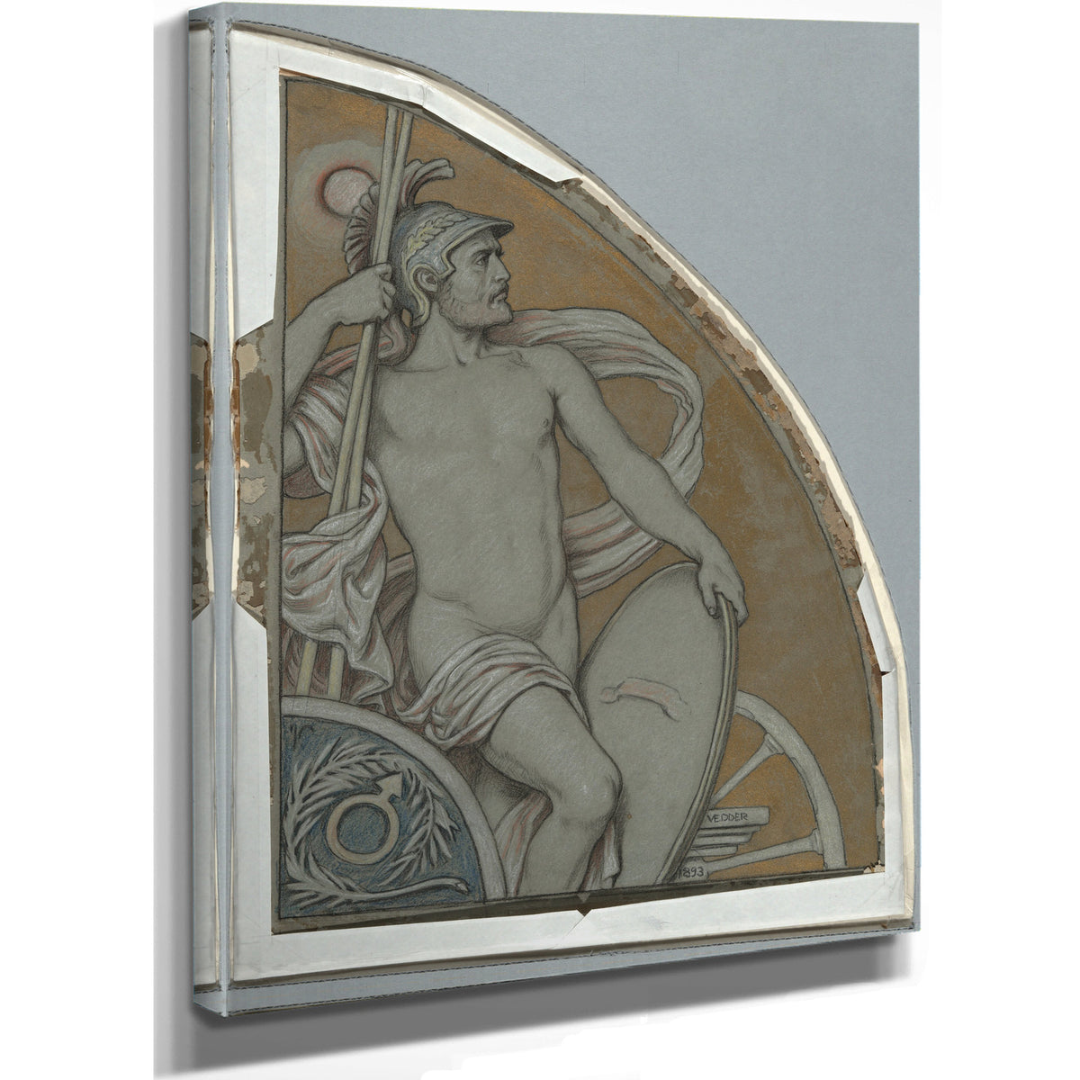 Cartoon Mars 1893 By Elihu Vedder