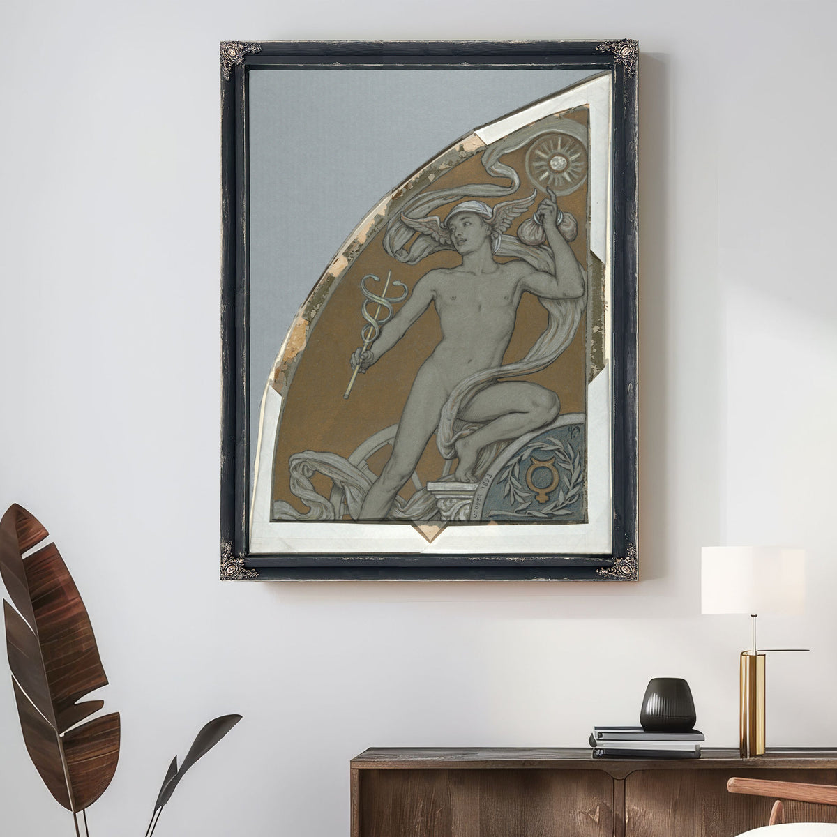 Cartoon Mercury By Elihu Vedder