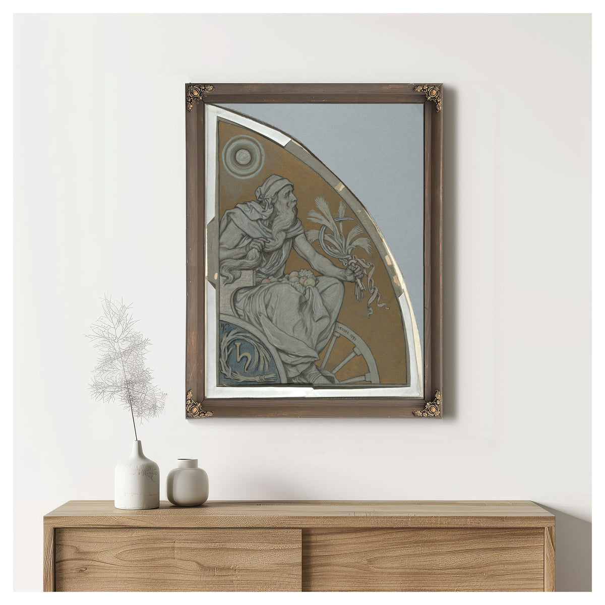 Cartoon Saturn 1893 By Elihu Vedder