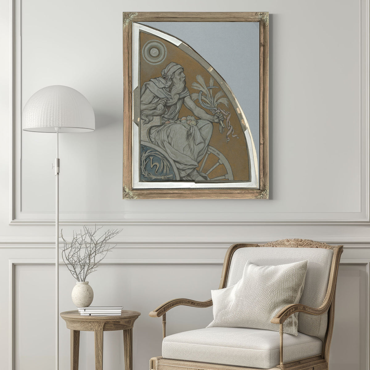 Cartoon Saturn 1893 By Elihu Vedder