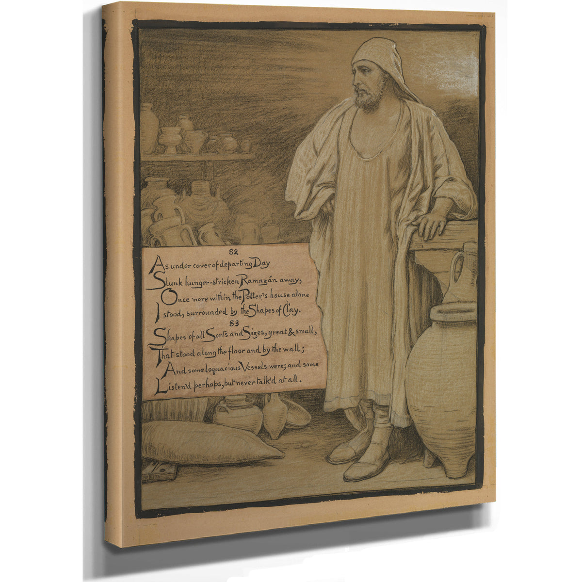 In Potters House 1883 1884 By Elihu Vedder