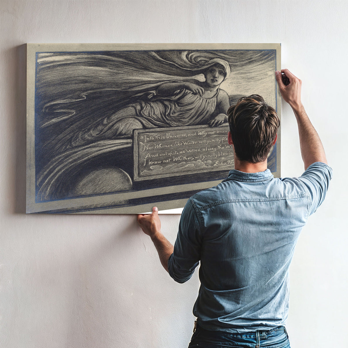 Into Universe By Elihu Vedder