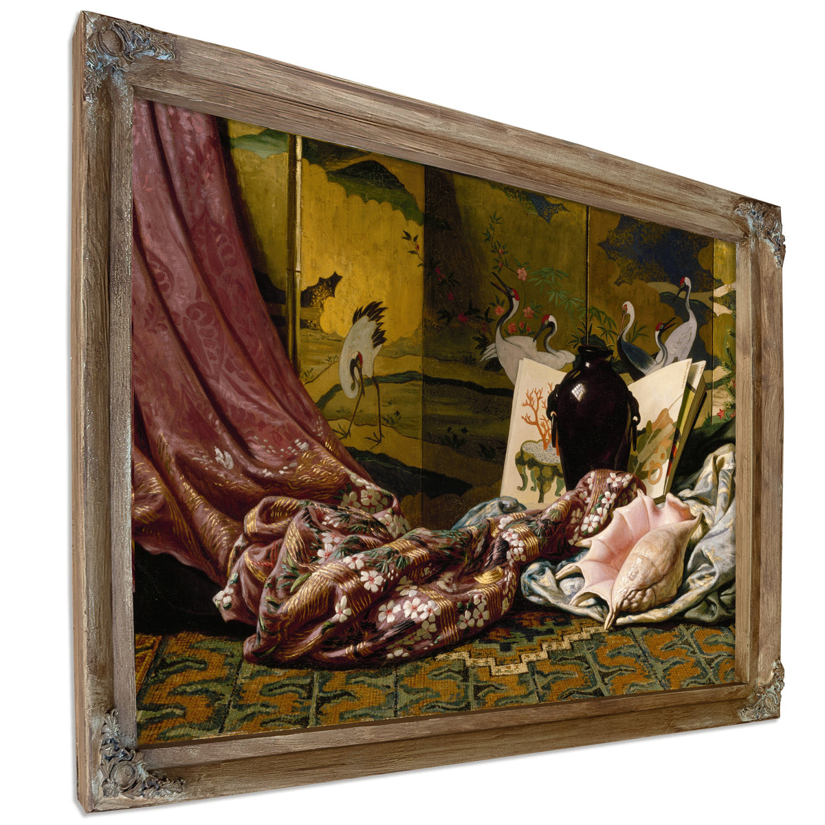 Japanese Still Life 02 By Elihu Vedder