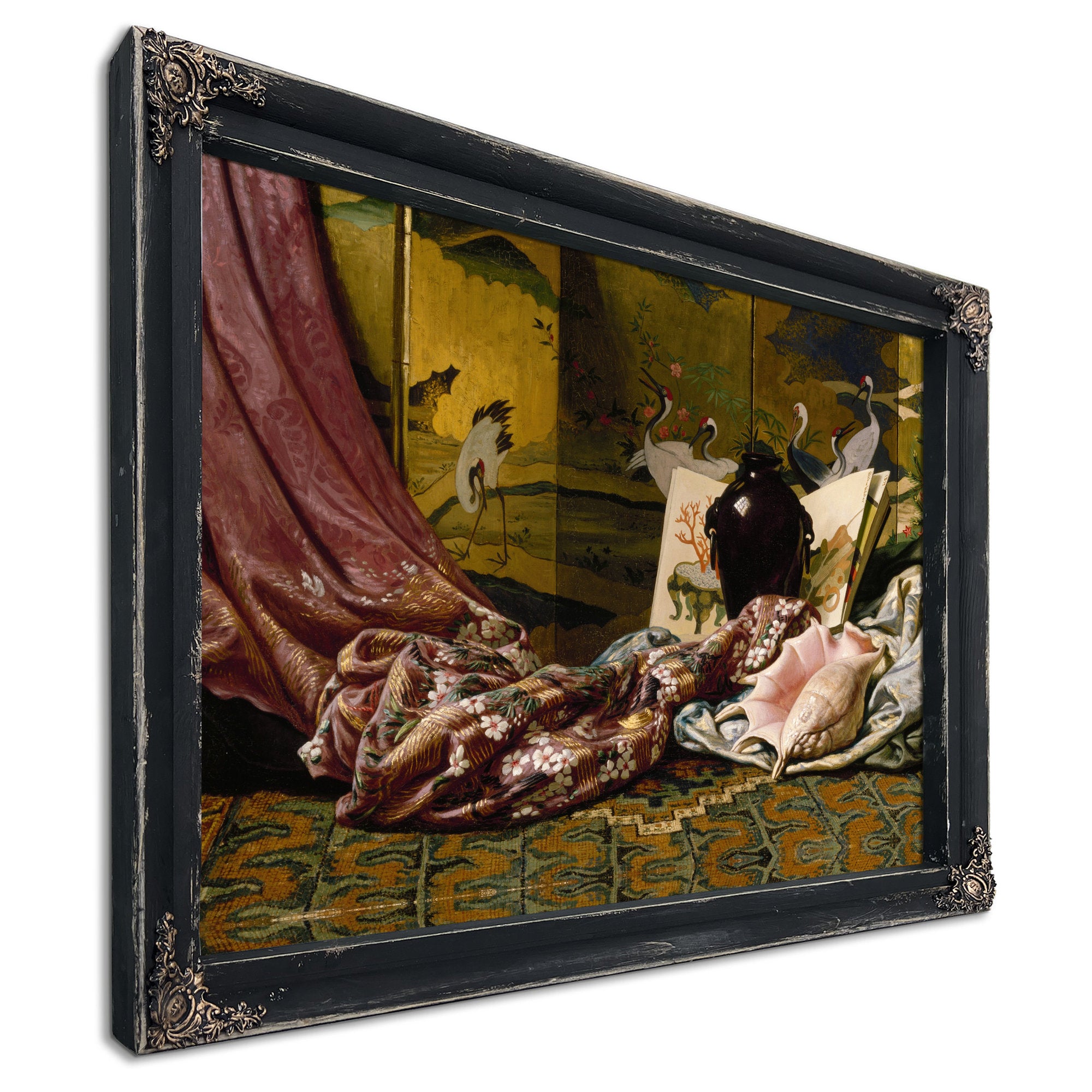 Japanese Still Life 02 By Elihu Vedder