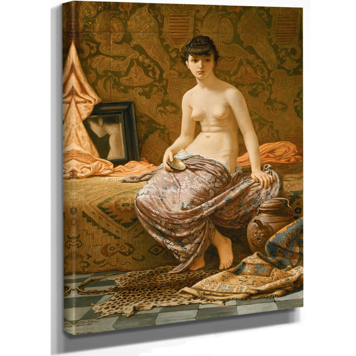 Odalisque 1881 By Elihu Vedder