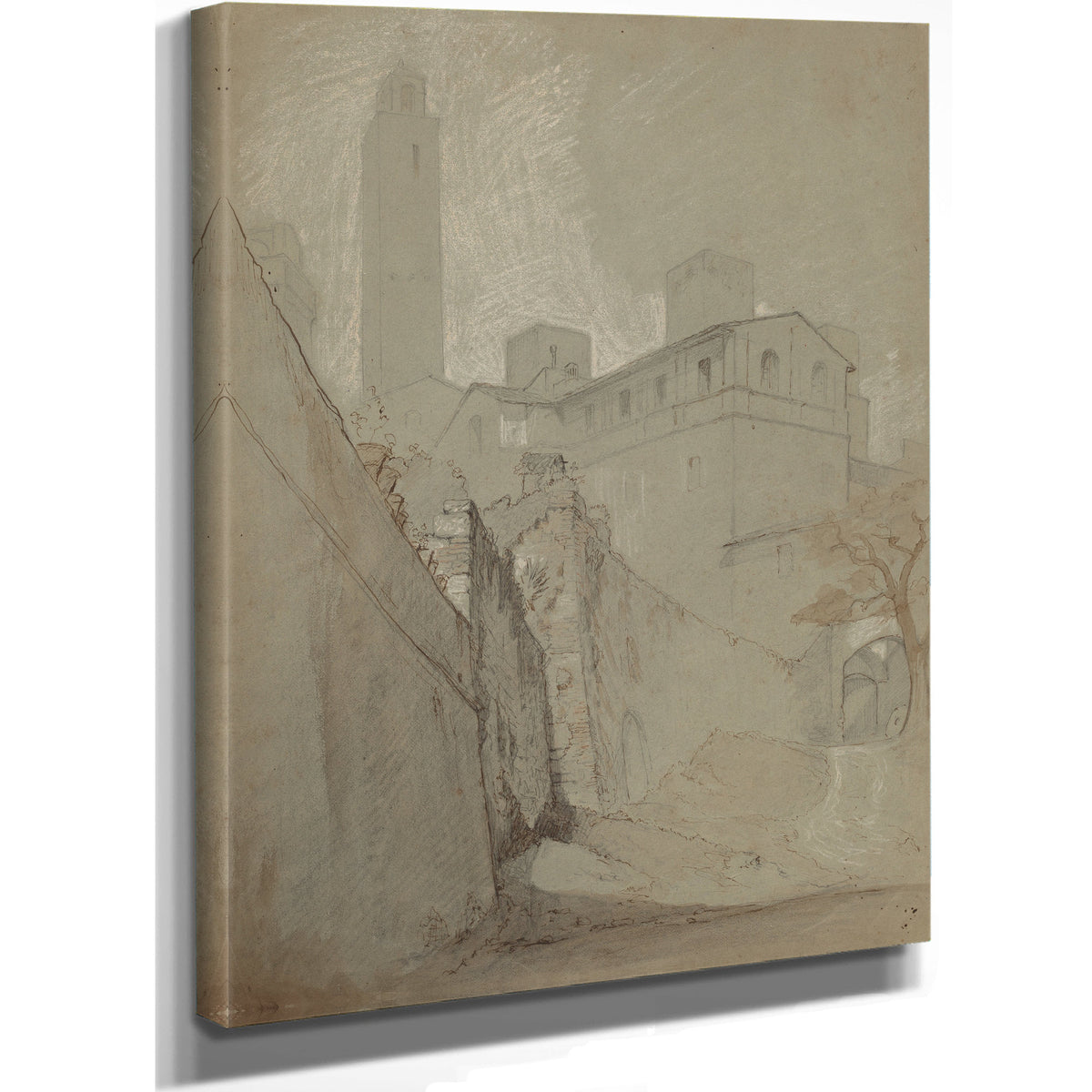 Orvieto C 1890 By Elihu Vedder